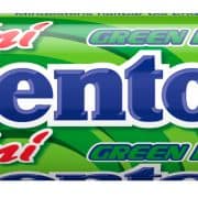 Mentos Fruit Rolle, gruener Apfel, in 3 weiteren Geschmacksrichtungen erhealtlich