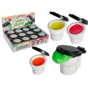 Spielzeugtoilette mit Furzschleim, Uebersicht