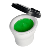 Spielzeugtoilette mit Furzschleim, Gruen