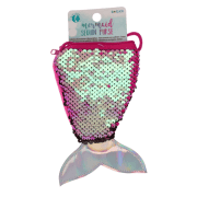 Meerjungfrau Tasche in Farbkombination Pink und Silber