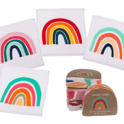 Zauberhandtuch Regenbogen Uebersicht der 4 Farbvarianten