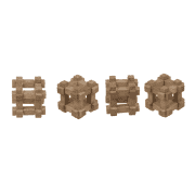 Holz Knobel Spiel, Raetsel 4