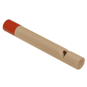 Schiebepfeife aus Holz, Rot