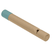 Schiebepfeife aus Holz, Blau