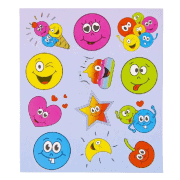 Aufkleber Emoji, 1 Blatt