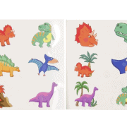 Tattoo Dinosaurier, Uebersicht aller 12 vorhandenen Motive
