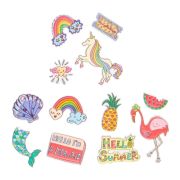 Sticker, Übersicht der drei Sets unverpackt