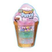 Slime Set tuerkis mit Charms in Becher