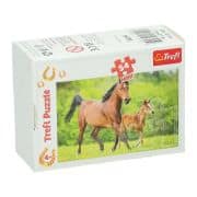 Mini Puzzle Pferd Übersicht der Motiv 1