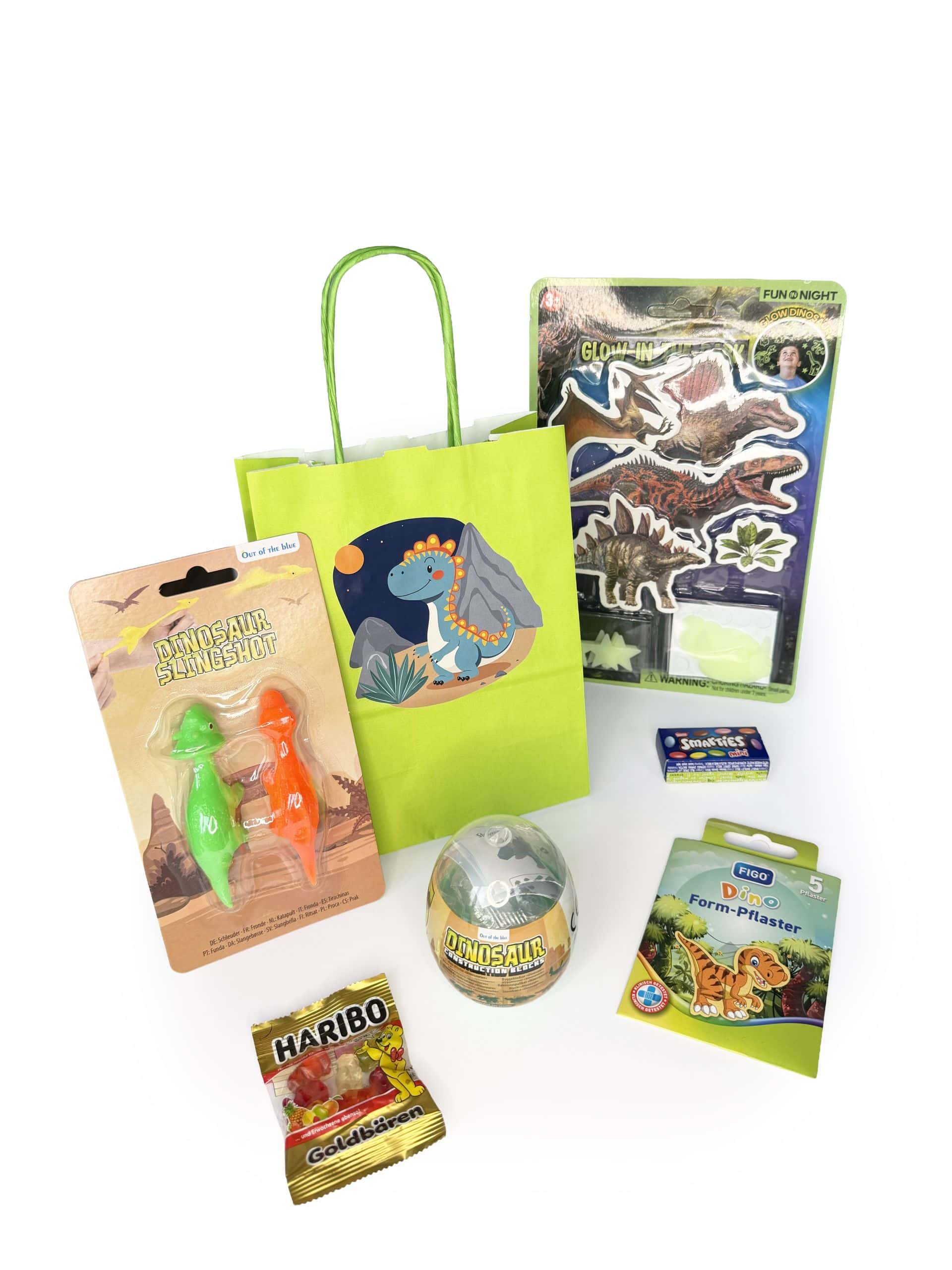 Bambelbini Dino Go-Guddi Übersicht Inhalte Größe L