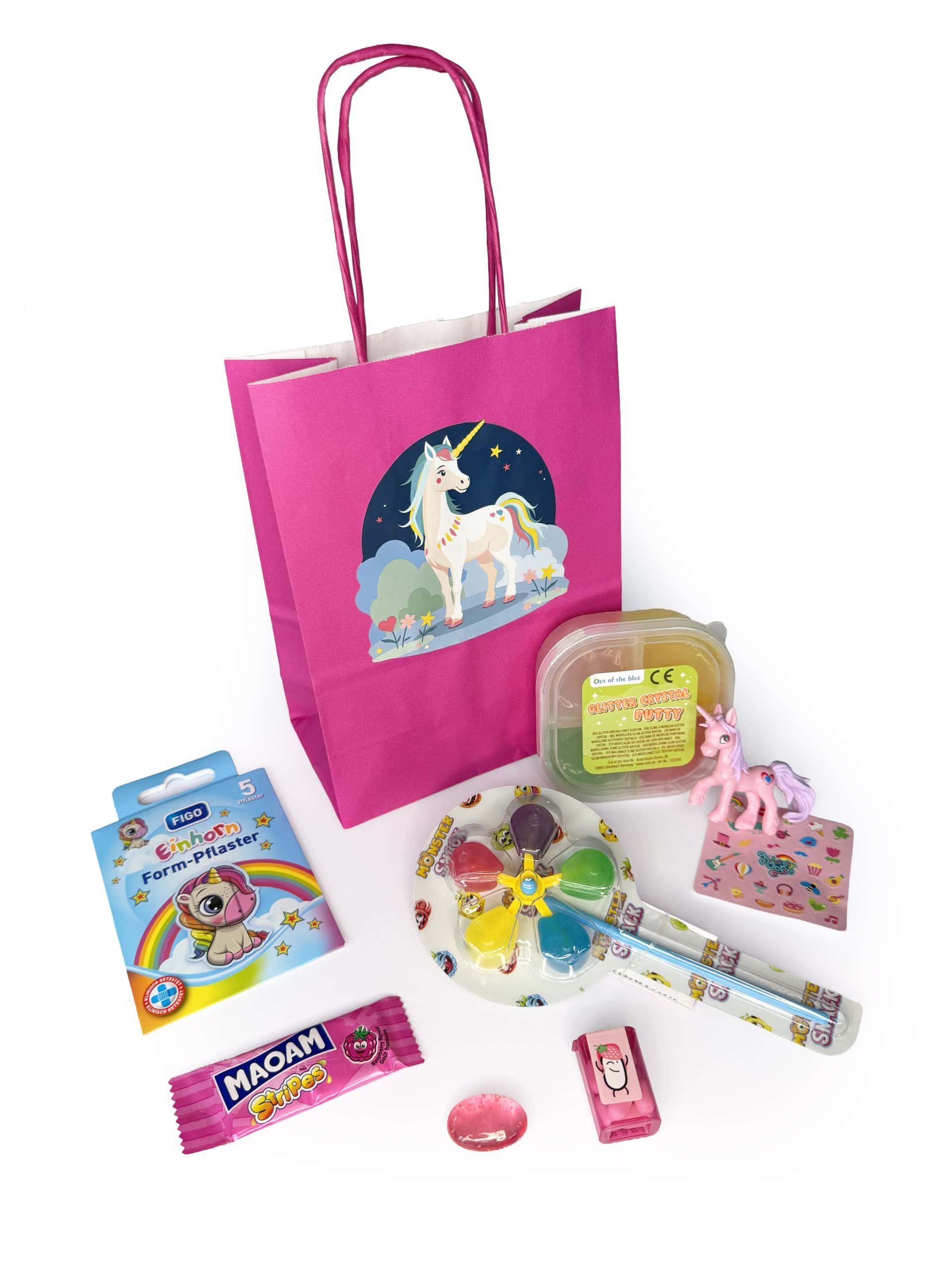 Bambelbini Einhorn Go-Guddi Übersicht Inhalte Größe L