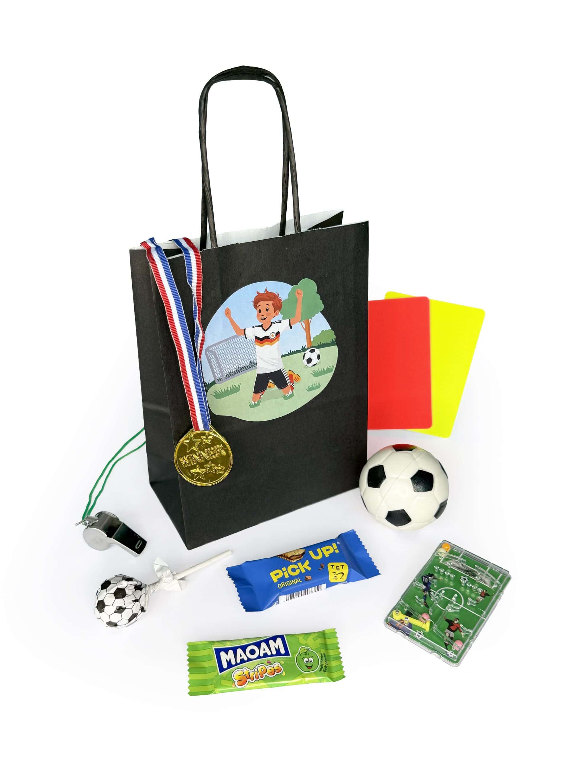 Bambelbini Fußball Go-Guddi Übersicht Inhalte Größe L