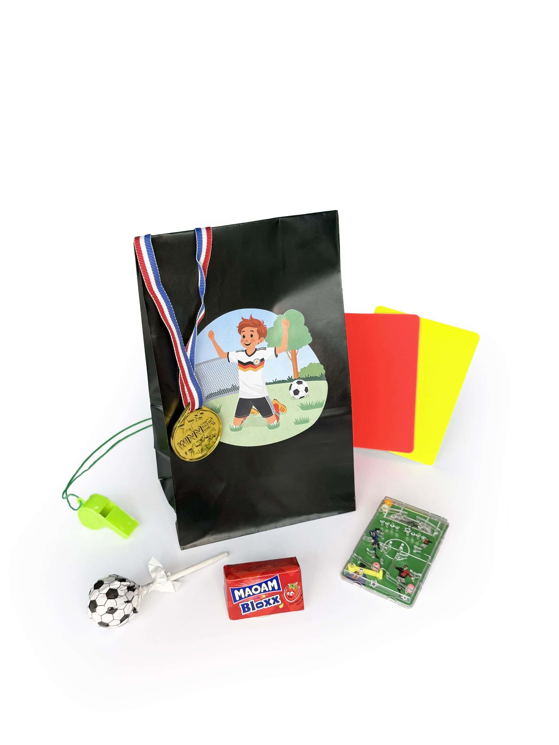 Bambelbini Fußball Go-Guddi Übersicht Inhalte Größe S